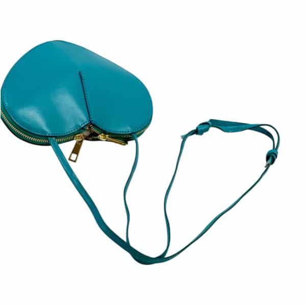 Geantă damă din piele naturală Élise Heart 622 – eleganță italiană într-o formă romantică