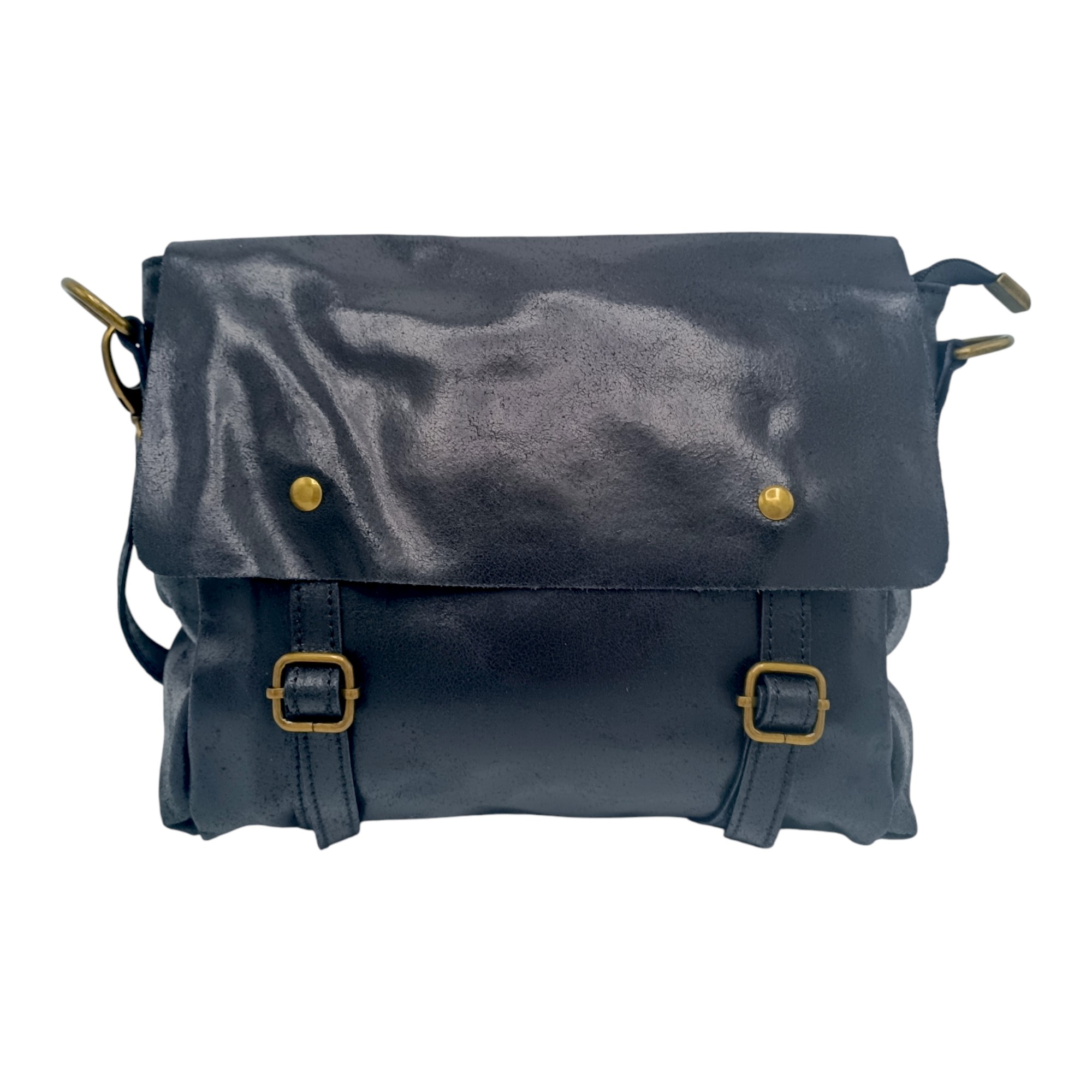 Geantă tip poștaș din piele naturală Belle Monique Urban HM598, diferite culori