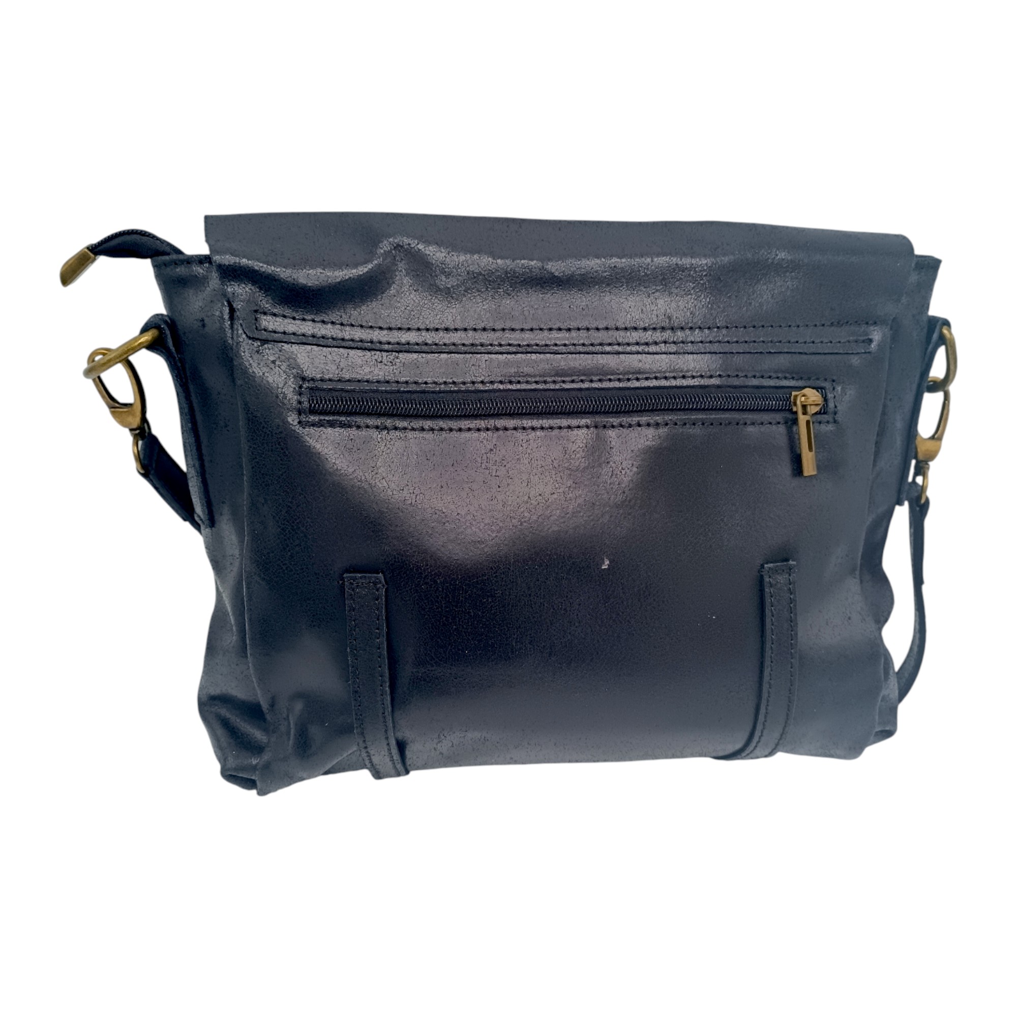 Geantă tip poștaș din piele naturală Belle Monique Urban HM598, diferite culori