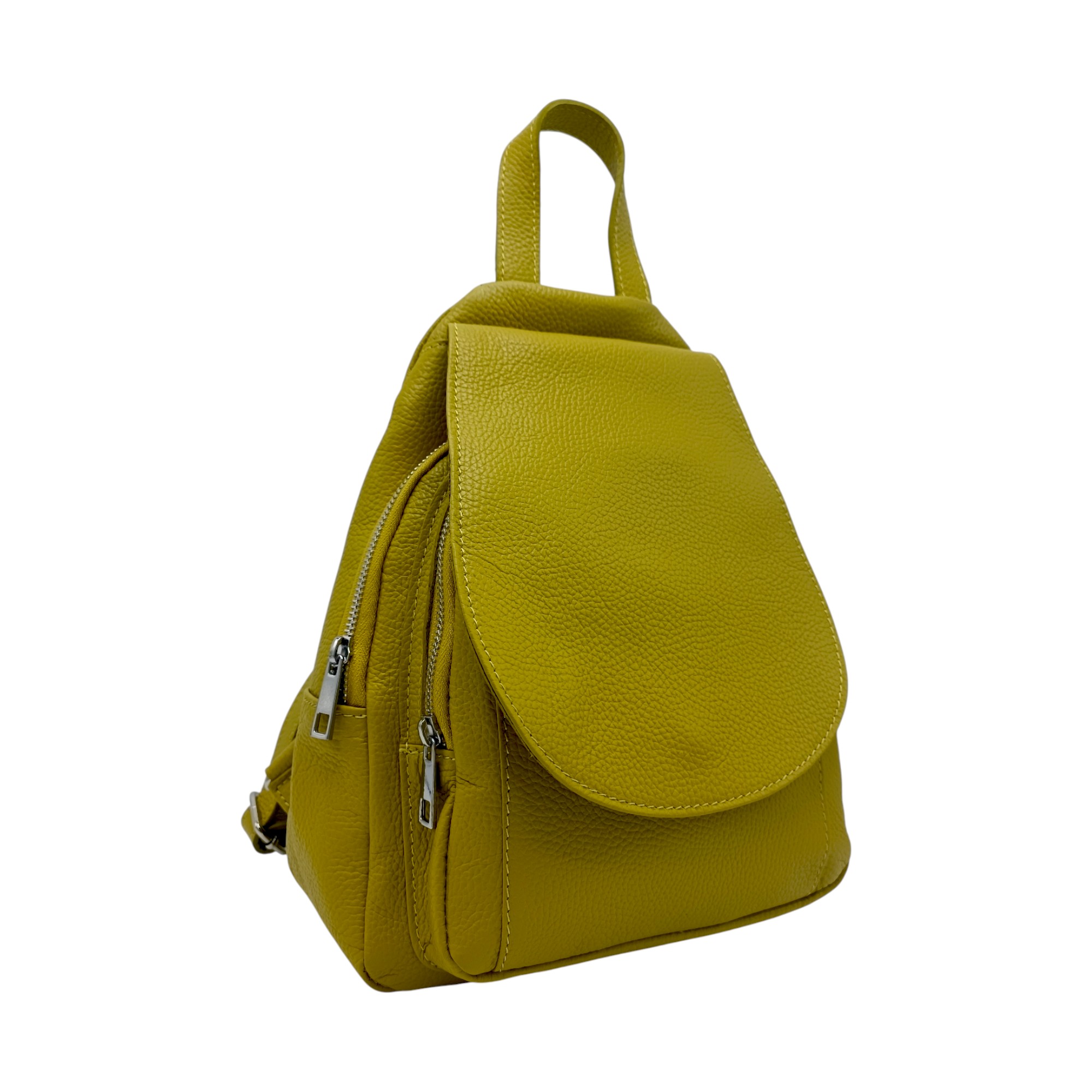 Rucsac din piele naturală Belle Monique Allegra HM890-Lime (2) Rucsac din piele naturală Belle Monique Allegra HM890, diferite culori