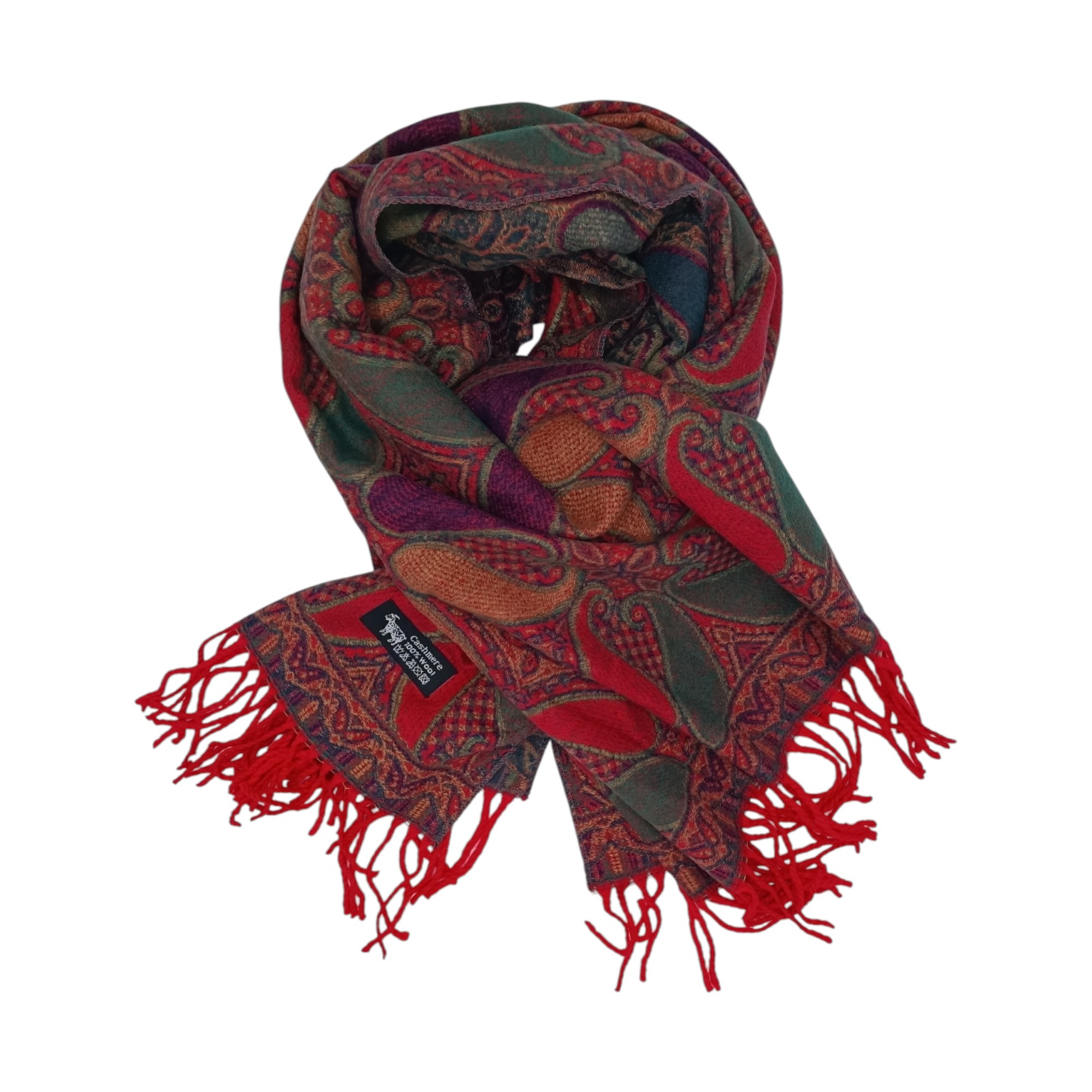 Eșarfă/Șal Premium Bellara F30-4 din Lână Moale/Cașmir – dimensiune 60 × 180 cm