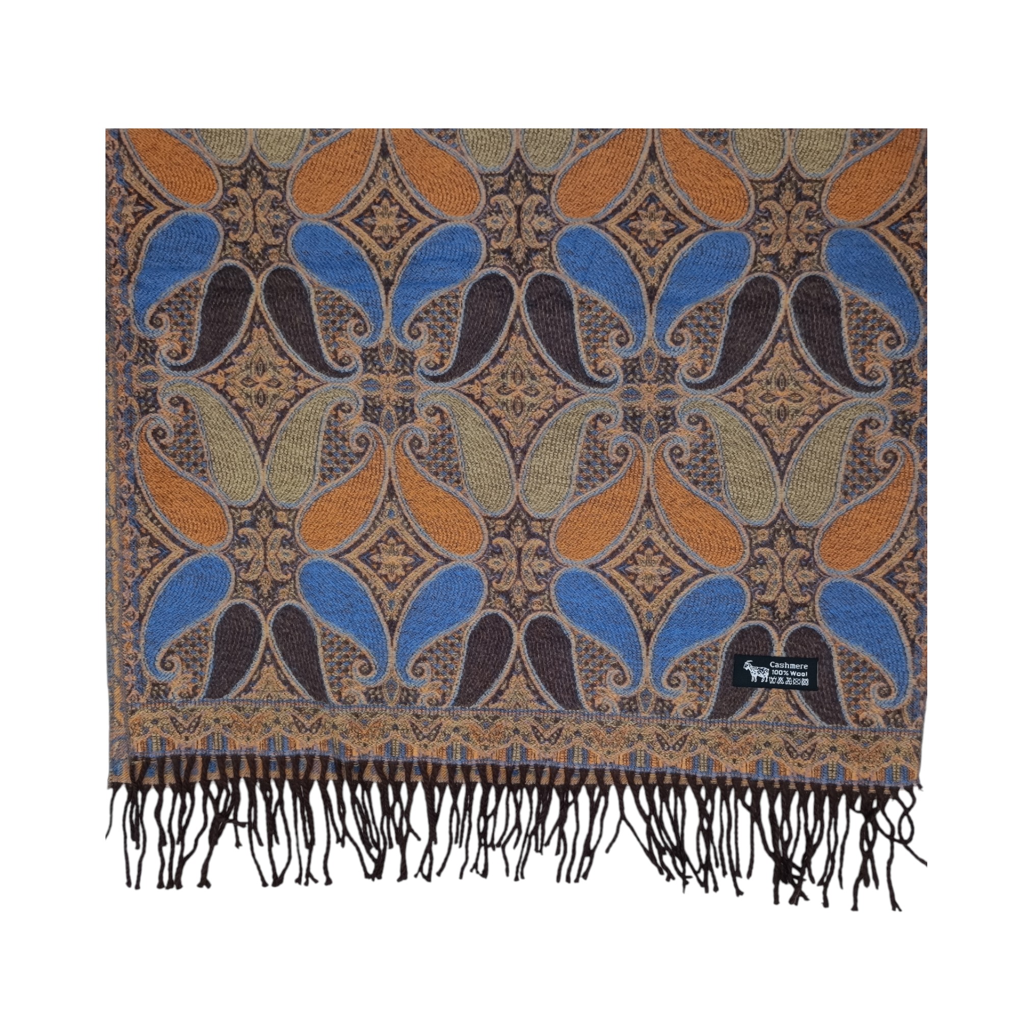 Eșarfă/Șal Premium Bellara F30-7 din Lână Moale/Cașmir – dimensiune 60 × 180 cm