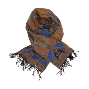 Eșarfă/Șal Premium Bellara F30-7 din Lână Moale/Cașmir – dimensiune 60 × 180 cm