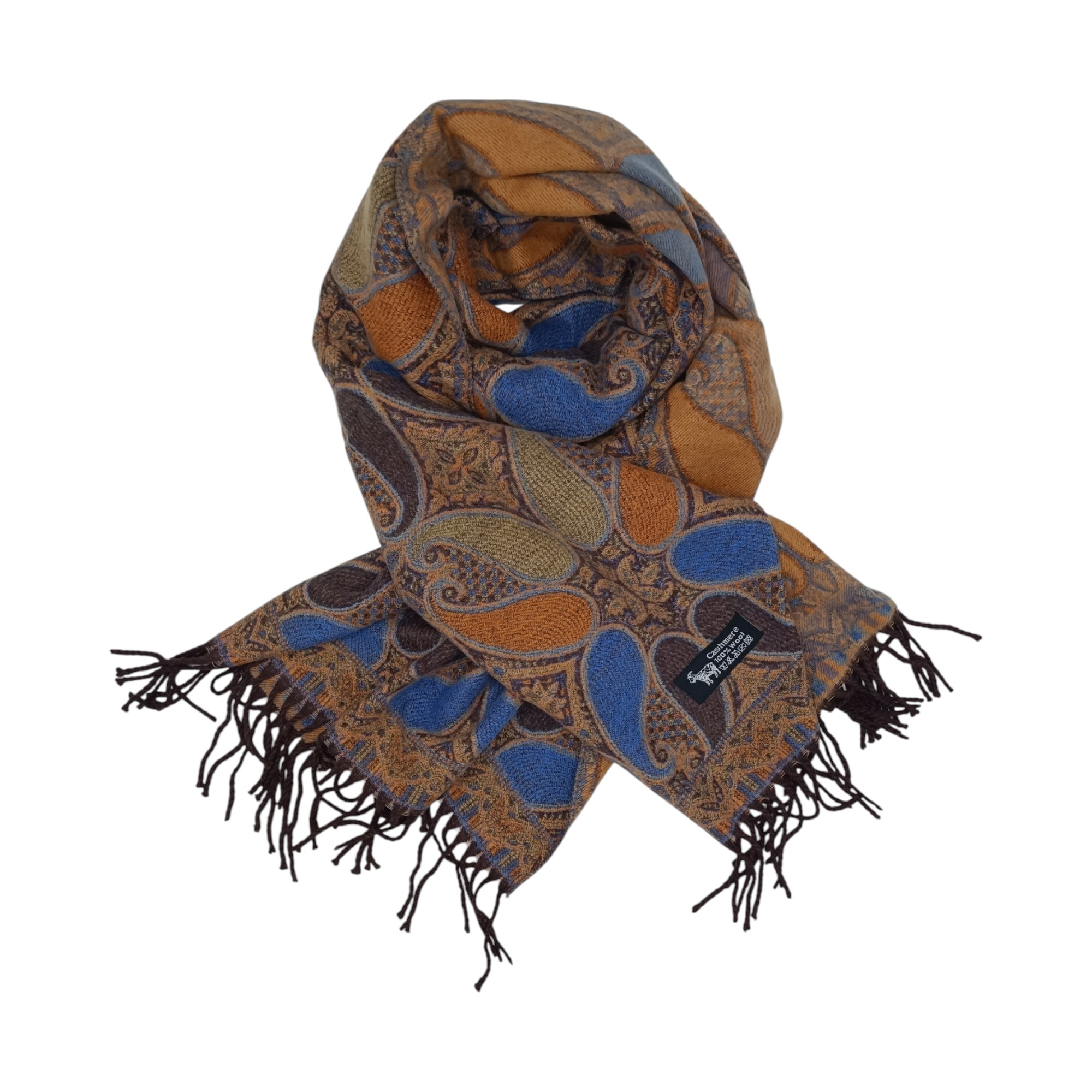 Eșarfă/Șal Premium Bellara F30-7 din Lână Moale/Cașmir – dimensiune 60 × 180 cm