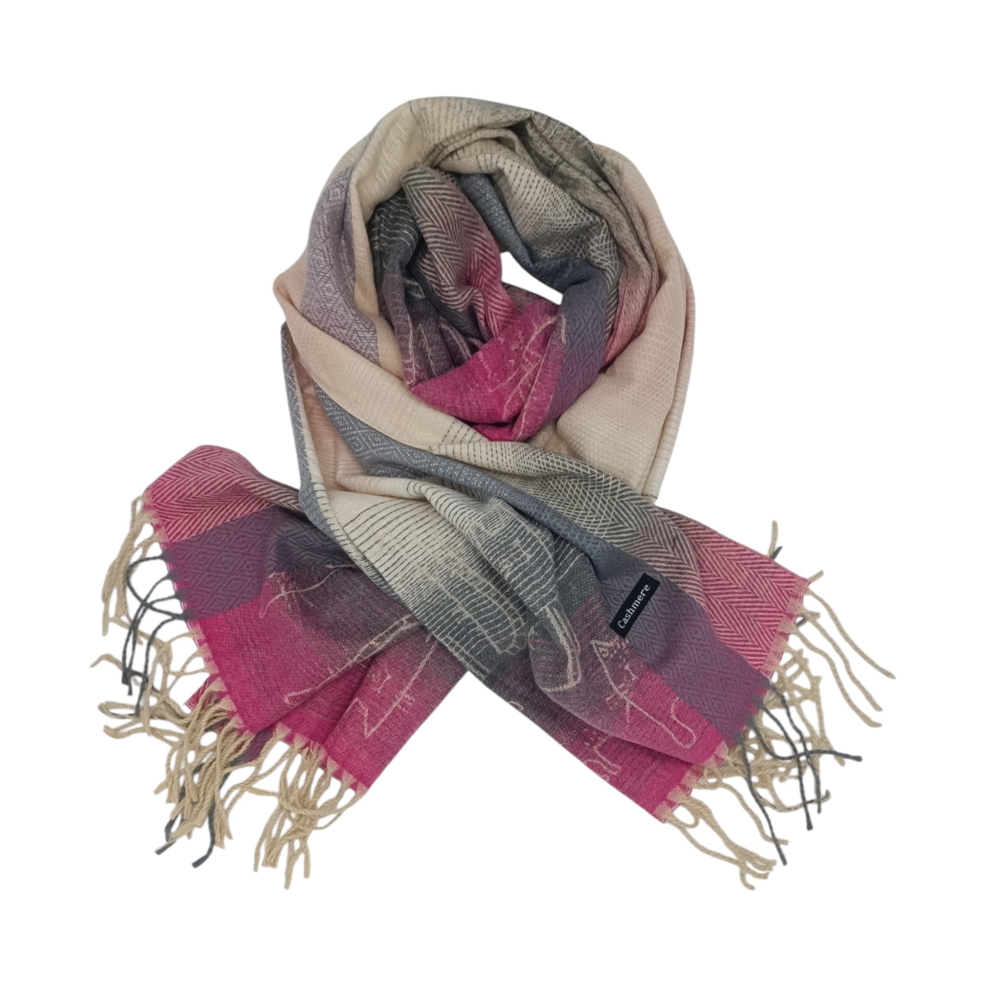 Eșarfă Damă Feline Dream JB10-10 – Cashmere Touch, 68×180 cm