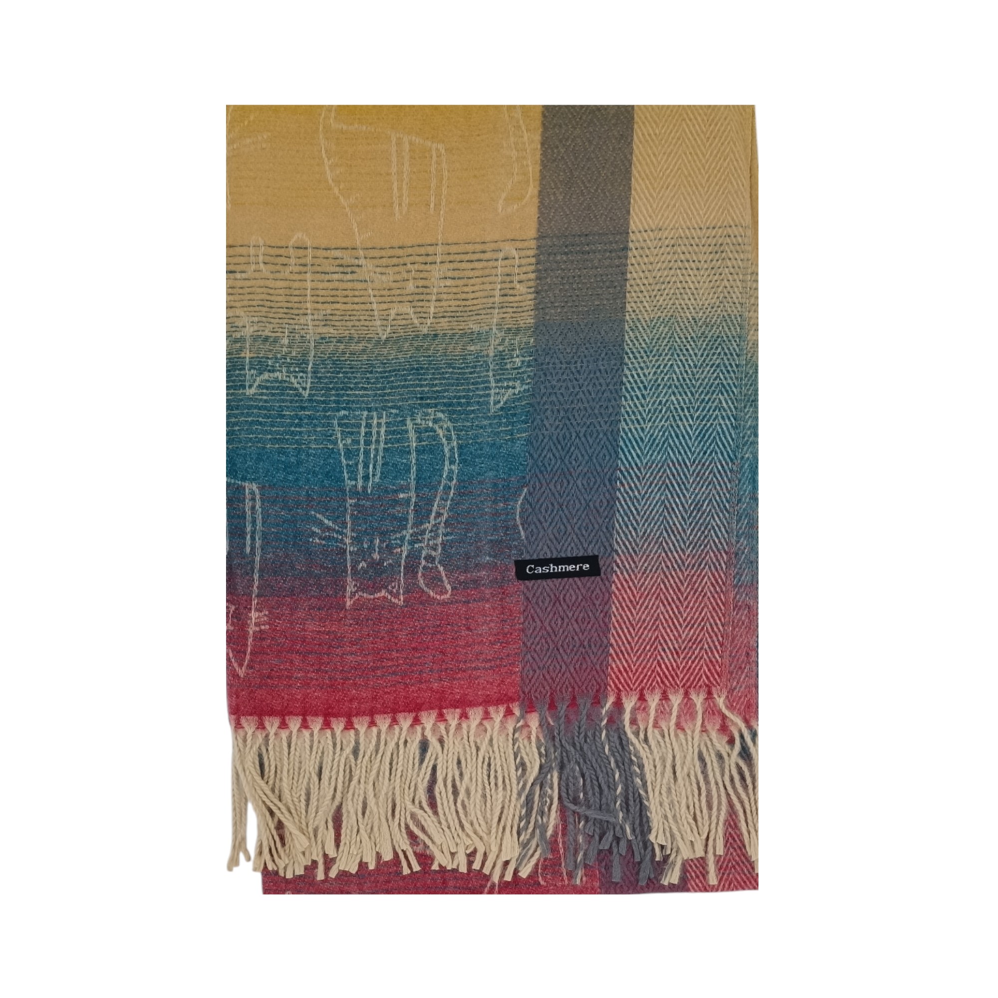 Eșarfă Damă Feline Dream JB10-6- cashmere- (1) Eșarfă Damă Feline Dream JB10-6 – Cashmere Touch, 68×180 cm