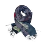 Eșarfă Damă Shine Flora – DW11-6, Șal Elegant, dimensiune 70×180 cm