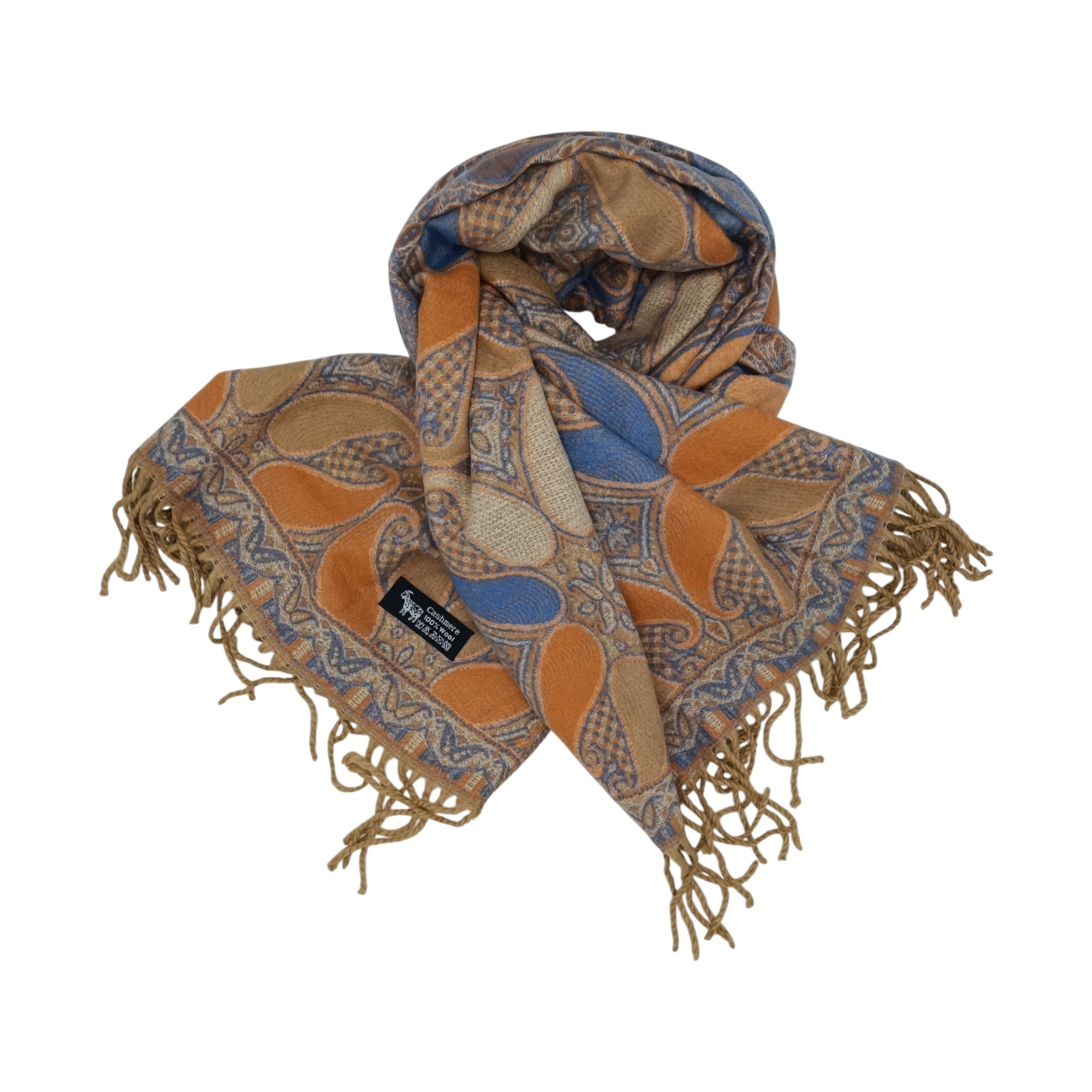 Eșarfă/Șal Premium Bellara F30-1 din Lână Moale/Cașmir – dimensiune 60 × 180 cm