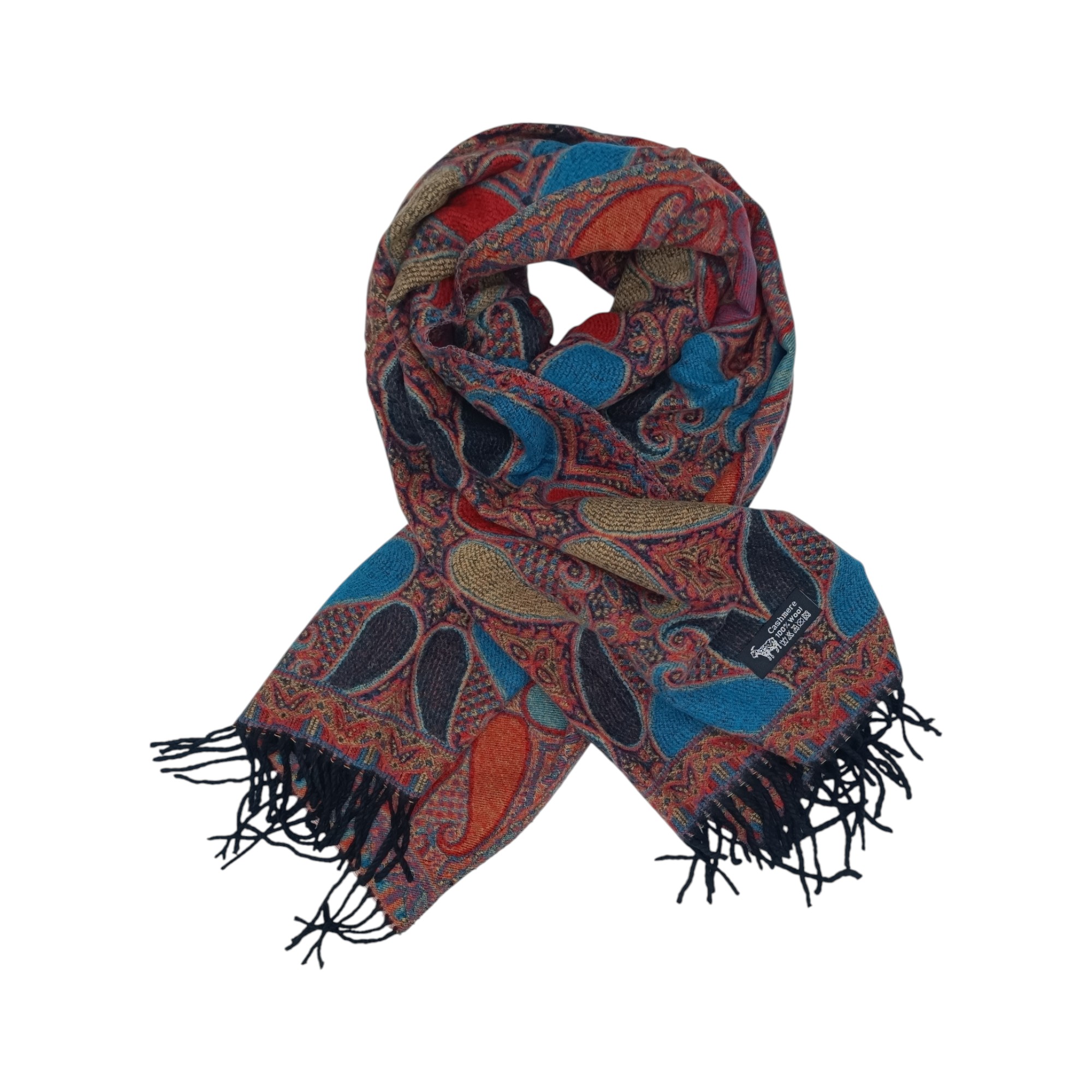 Eșarfă/Șal Premium Bellara F30-10 din Lână Moale/Cașmir – dimensiune 60 × 180 cm