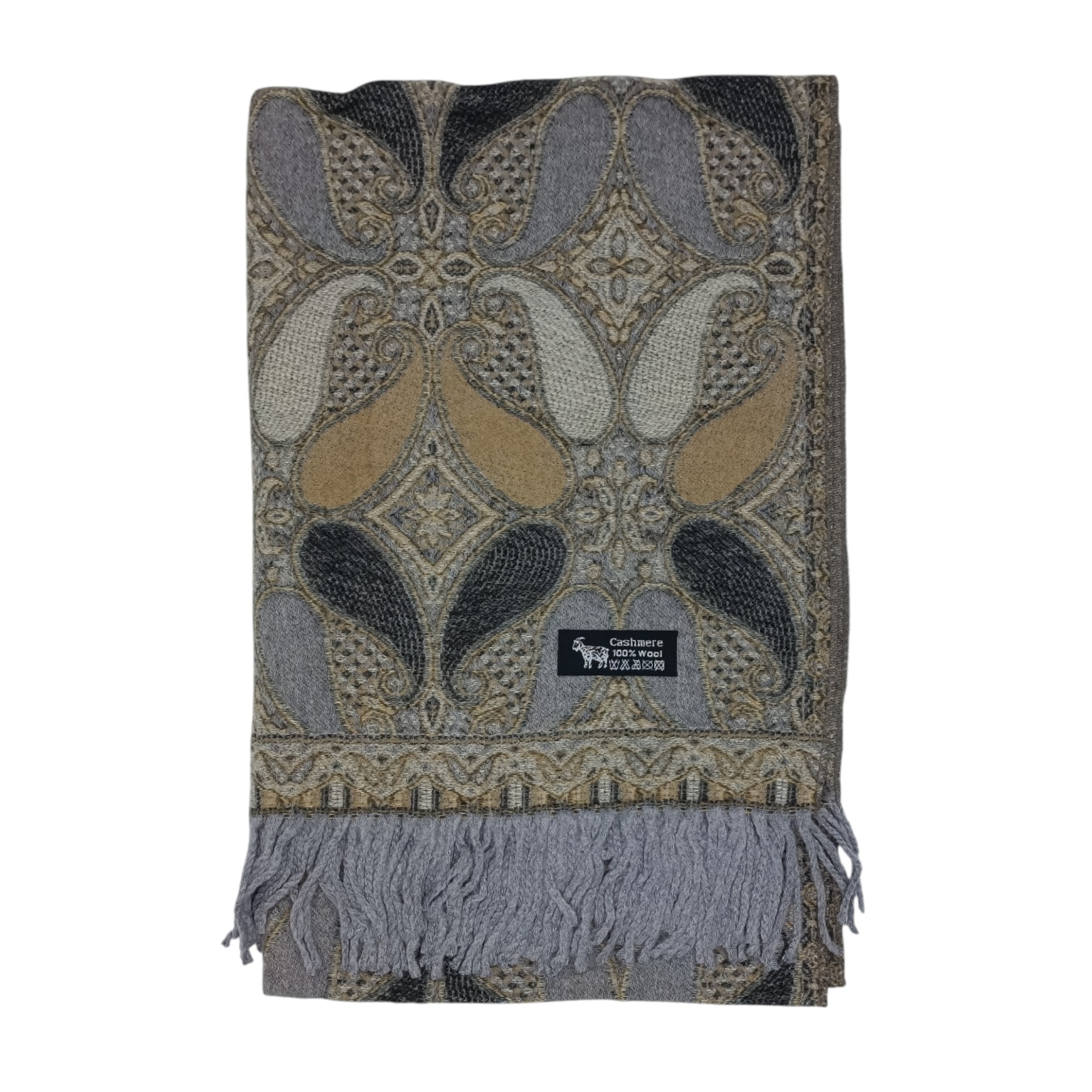 Eșarfă/Șal Premium Bellara F30-3 din Lână Moale/Cașmir – dimensiune 60 × 180 cm