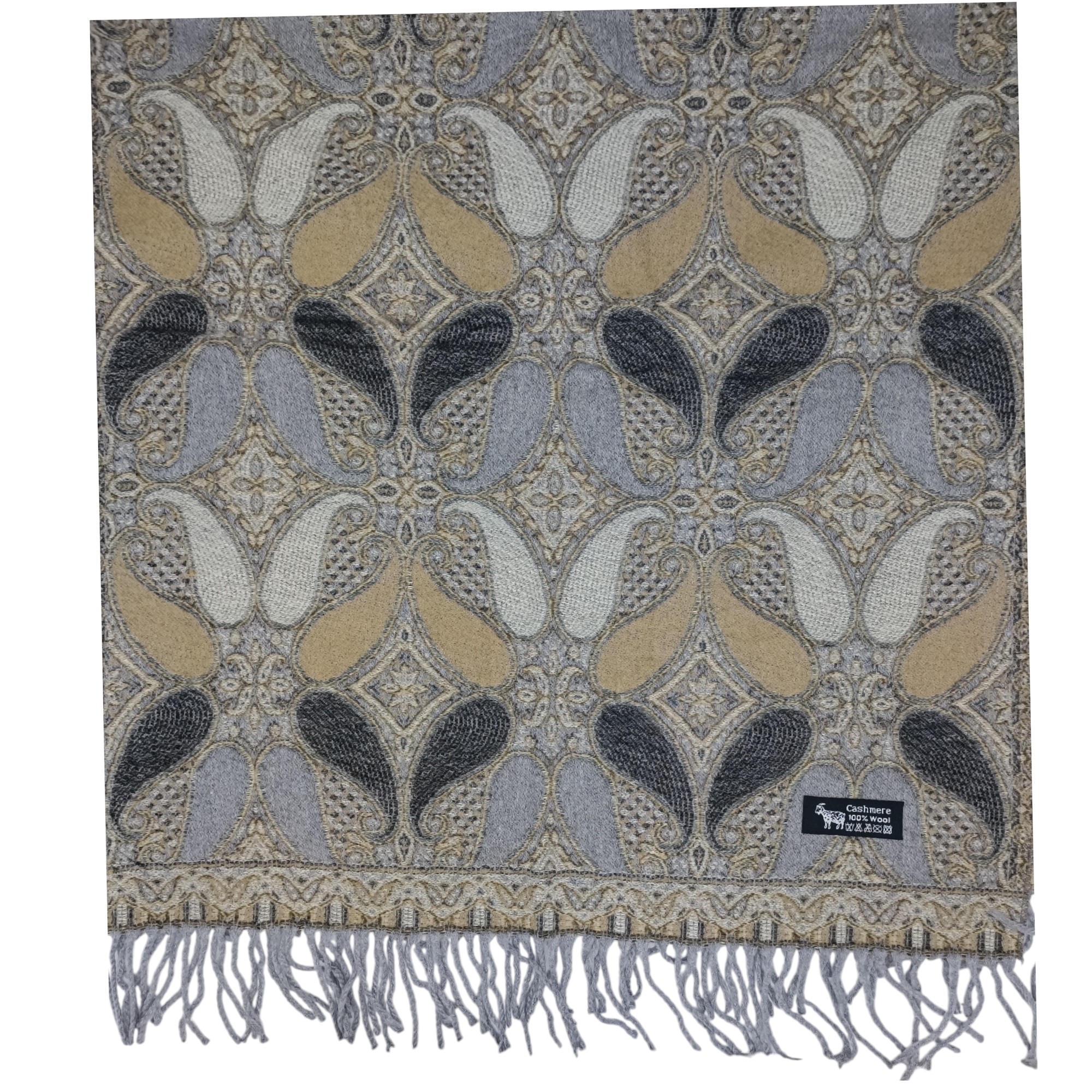 Eșarfă/Șal Premium Bellara F30-3 din Lână Moale/Cașmir – dimensiune 60 × 180 cm