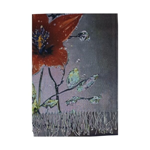 Eșarfă Damă Shine Flora – DW11-2, Șal Elegant, dimensiune 70×180 cm