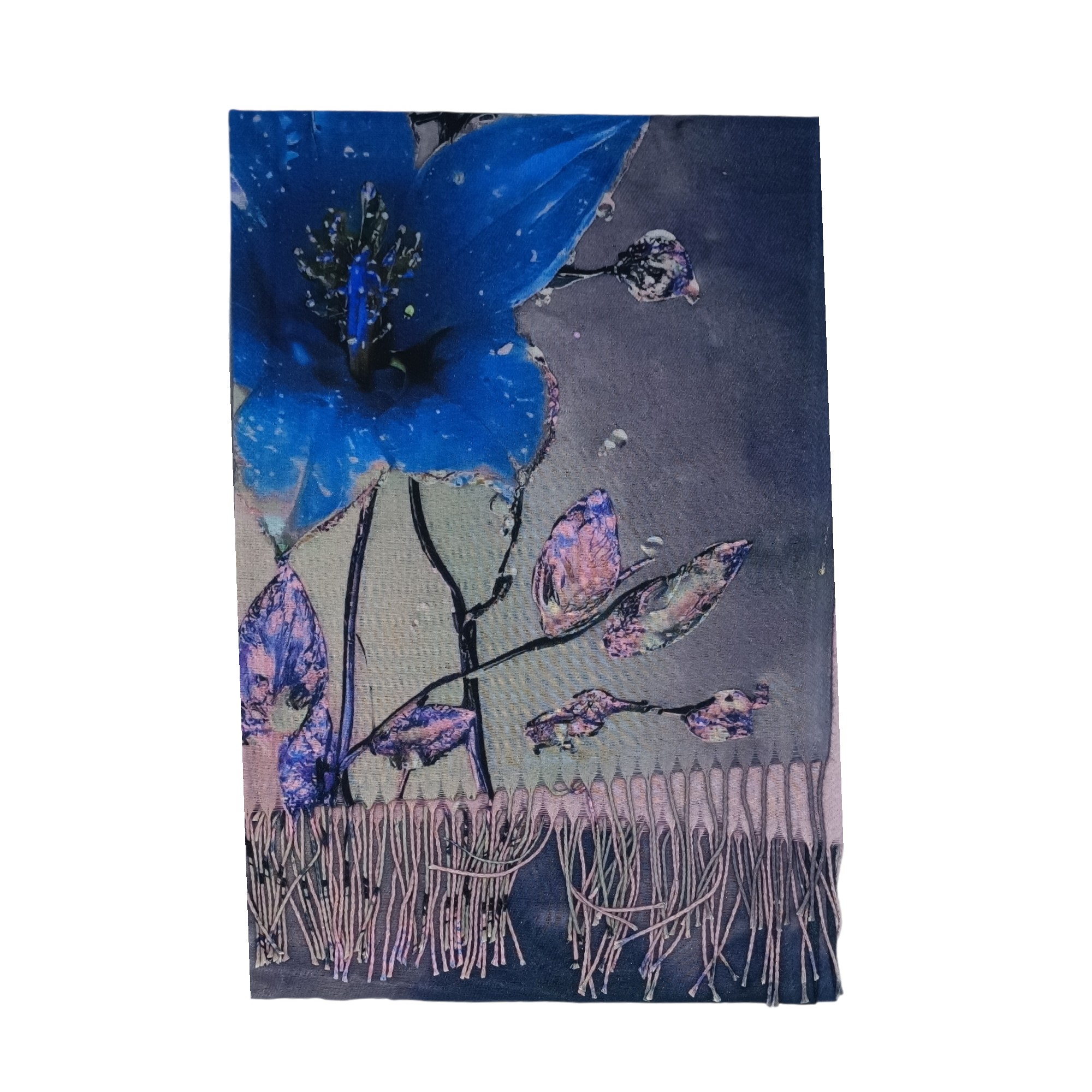 Esarfa dama, casmir 70 x180, DW11-4- (3) Eșarfă Damă Shine Flora – DW11-4, Șal Elegant, dimensiune 70×180 cm