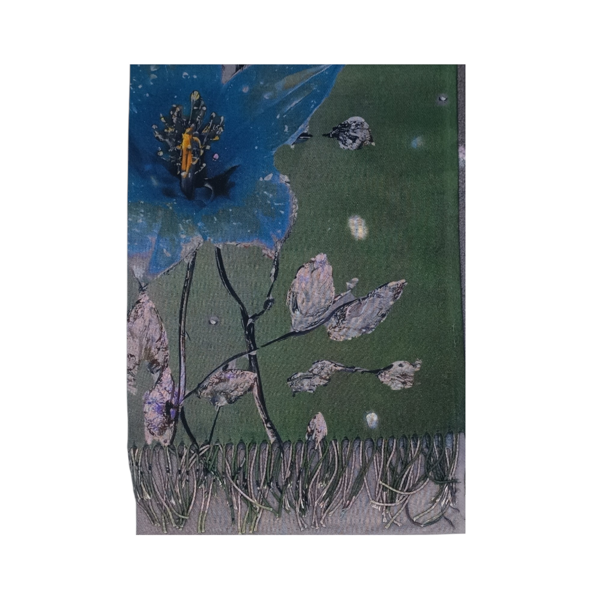 Eșarfă Damă Shine Flora – DW11-1, Șal Elegant, dimensiune 70×180 cm