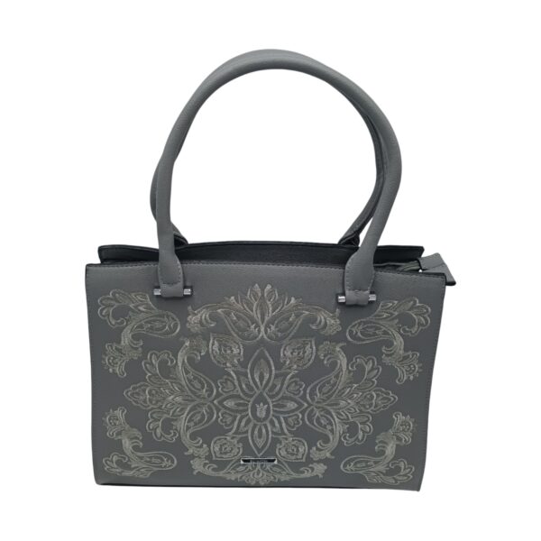 Geantă Damă Silvia Rosa SR25-356J – Gri Elegant, Office, 36×26×10 cm