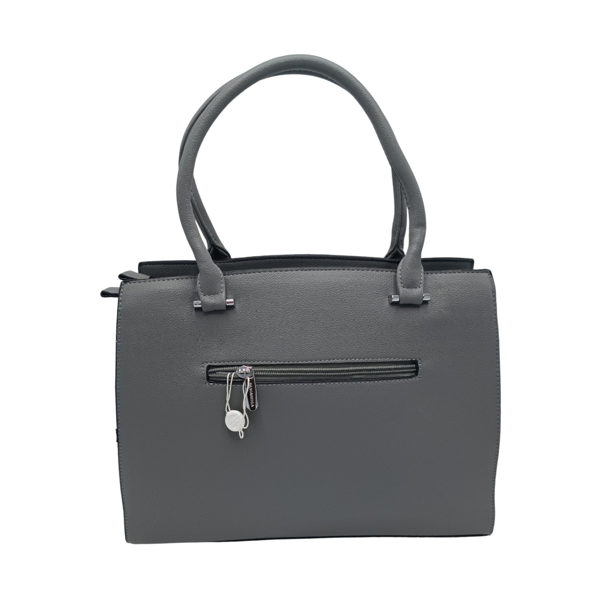 Geanta dama, Silvia Rosa SR25-356J-Gri- (8) Geantă Damă Silvia Rosa SR25-356J – Gri Elegant, Office, 36×26×10 cm