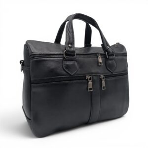 Geantă damă din piele naturală, culoare Negru, Celeste – Model YG110-N
