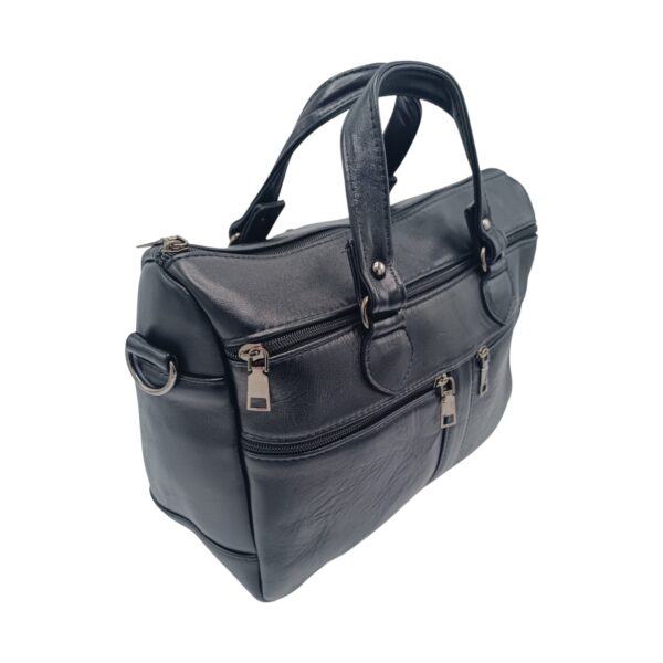 Geantă damă din piele naturală, culoare Negru, Celeste – Model YG110-N