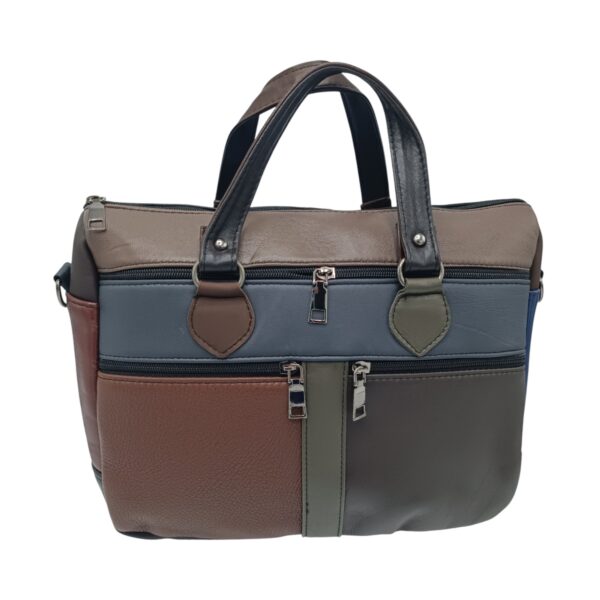 Geantă damă din piele naturală multicoloră Celeste – Model YG110-4