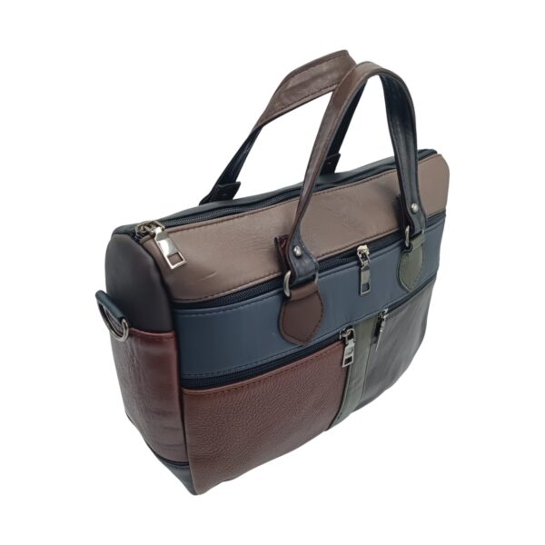 Geantă damă din piele naturală multicoloră Celeste – Model YG110-4