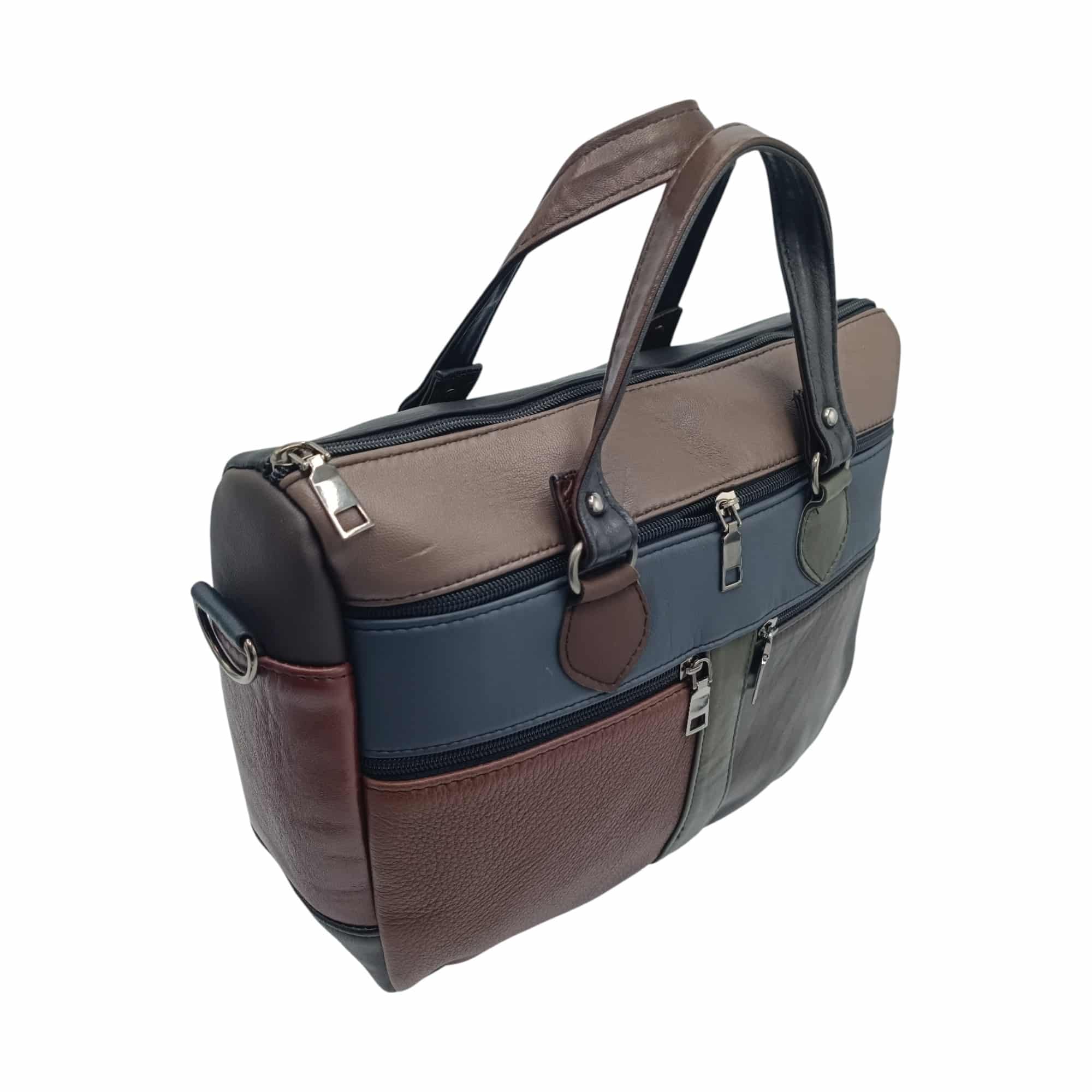 Geantă damă din piele naturală multicoloră Celeste – Model YG110-4