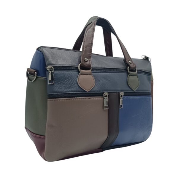 Geantă damă din piele naturală multicoloră Celeste – Model YG110-5