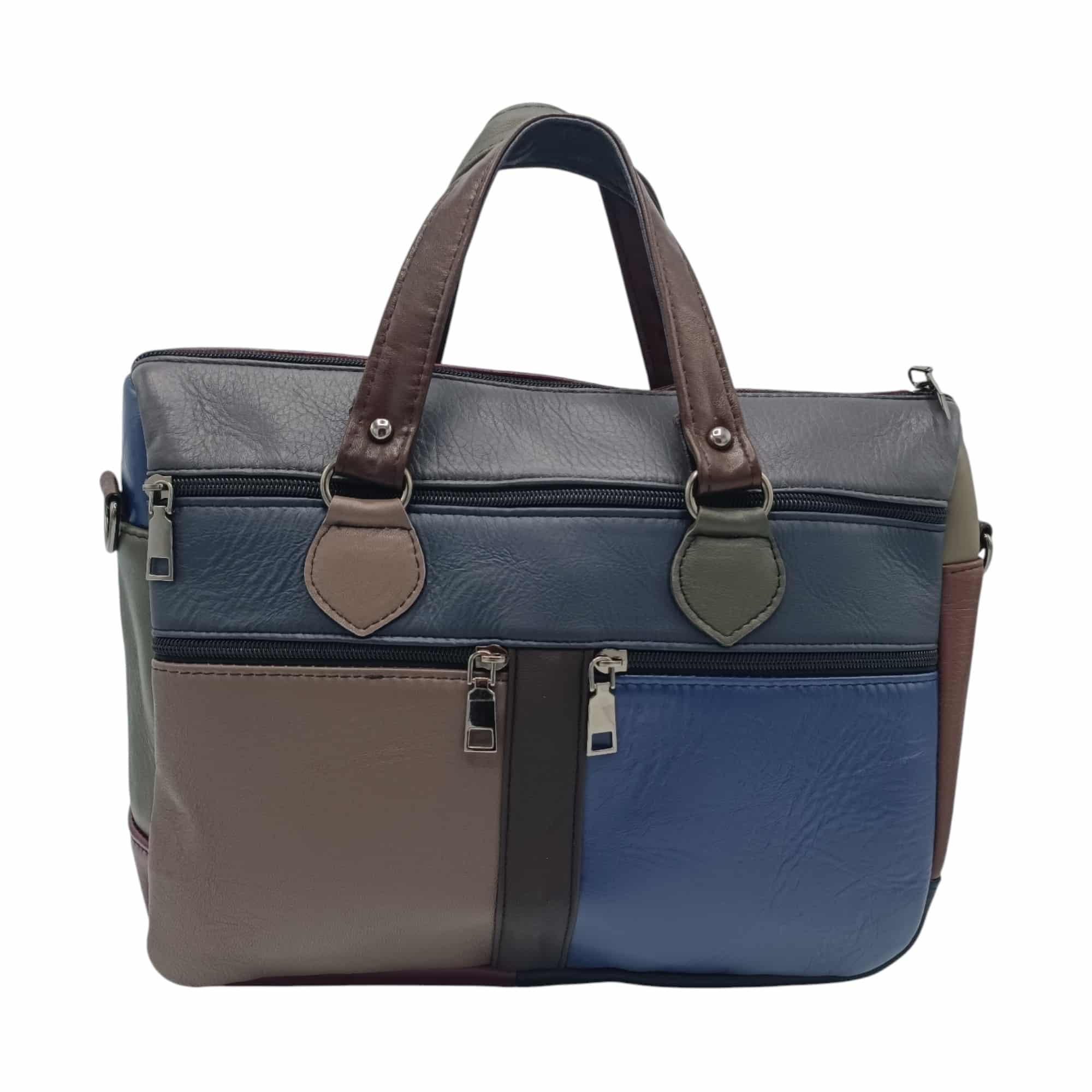 Geantă damă din piele naturală multicoloră Celeste – Model YG110-5