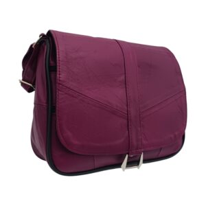 Geanta Dama, Piele Naturala, Lucia R45-VR, culoare Burgundy