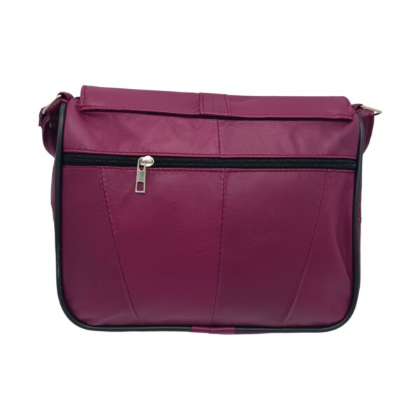 Geanta Dama, Piele Naturala, Lucia R45-VR, culoare Burgundy