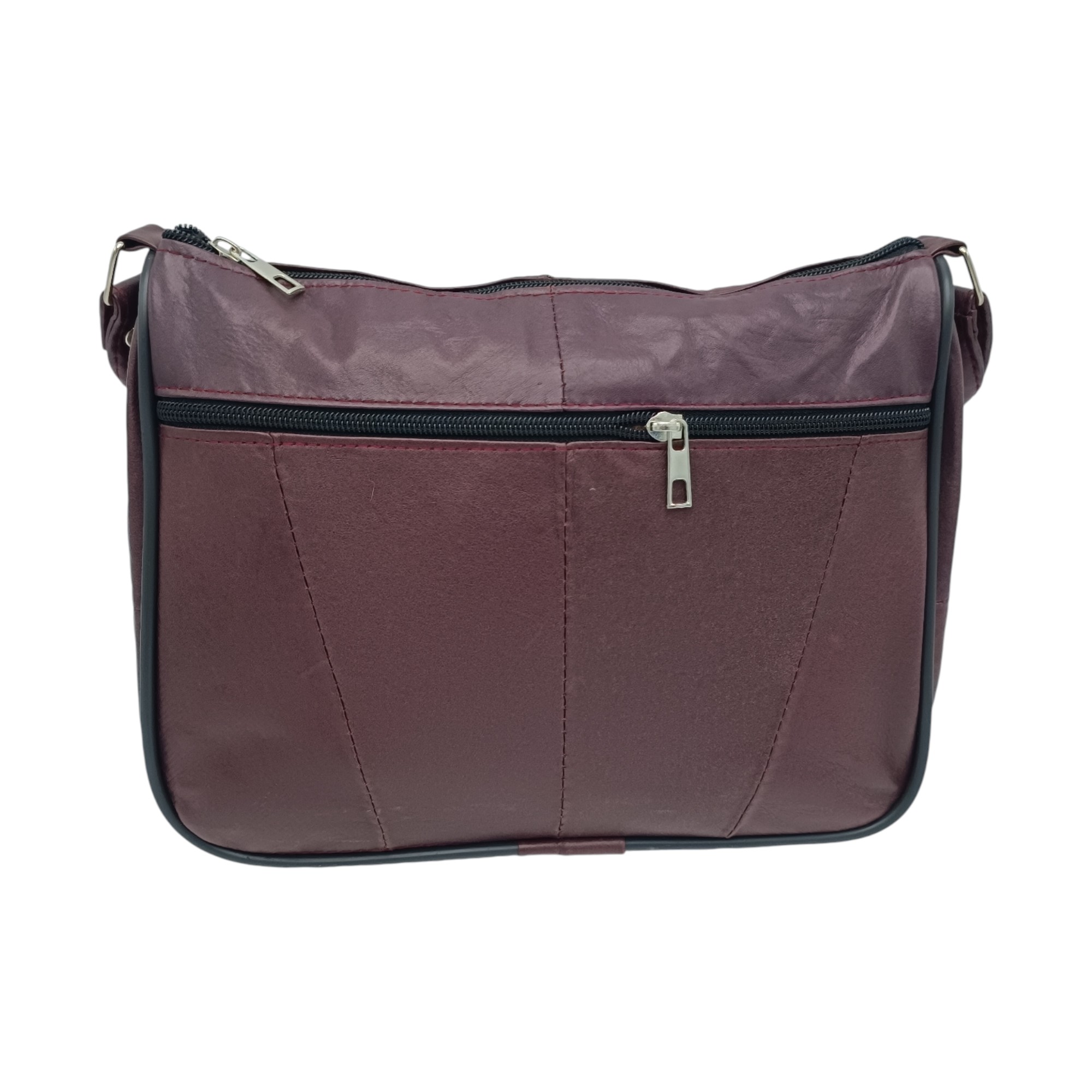 Geanta dama, piele naturala, R45-JMB- (5) Geanta Damă Lucia R45-JMB (culoare Bordo), Piele Naturală, dimensiune 27 x 8 x 22 cm