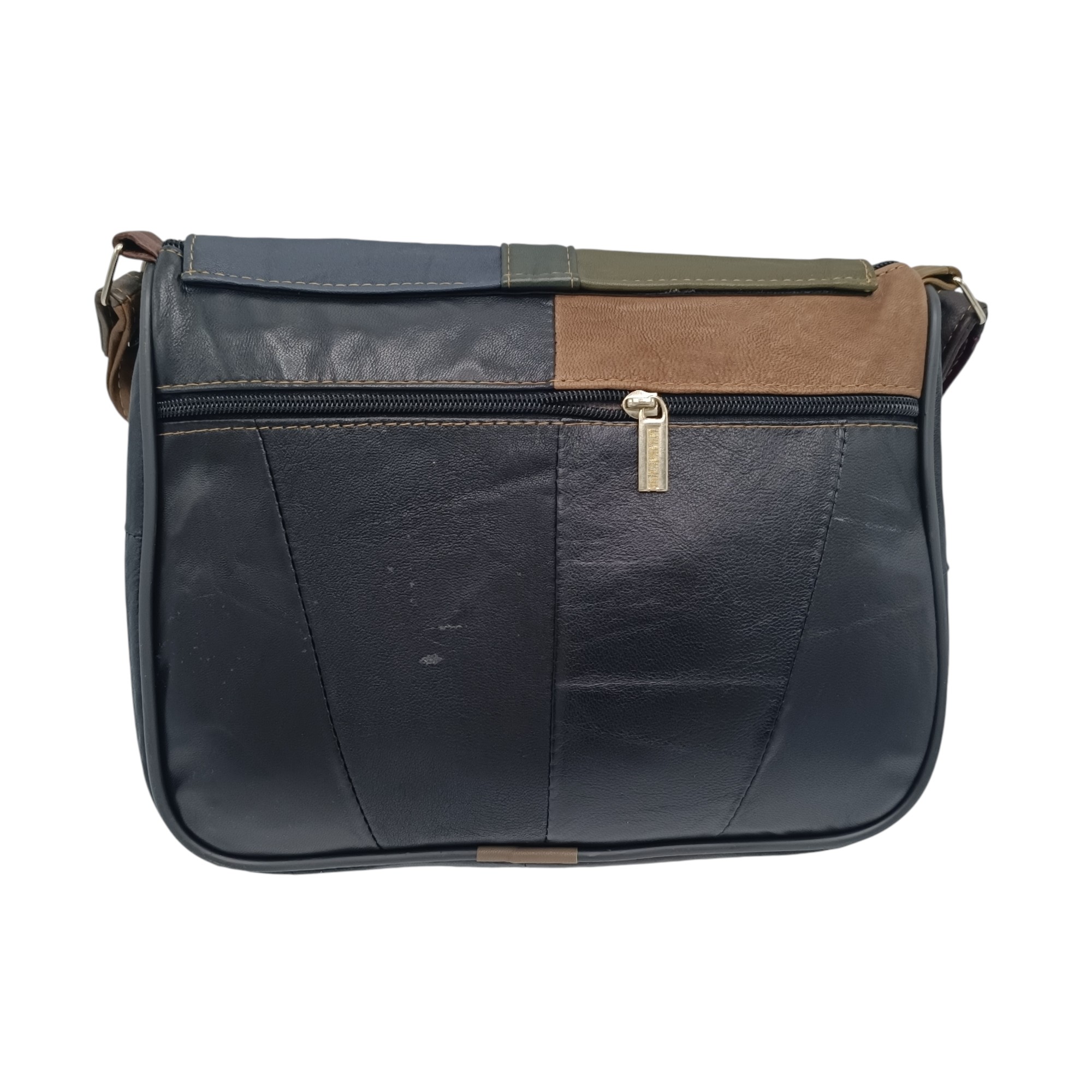 Geanta dama, piele naturala, multicolor, R45-486- (4) Geantă Damă Unicat Lucia R45-486, Piele Naturală, Multicolor