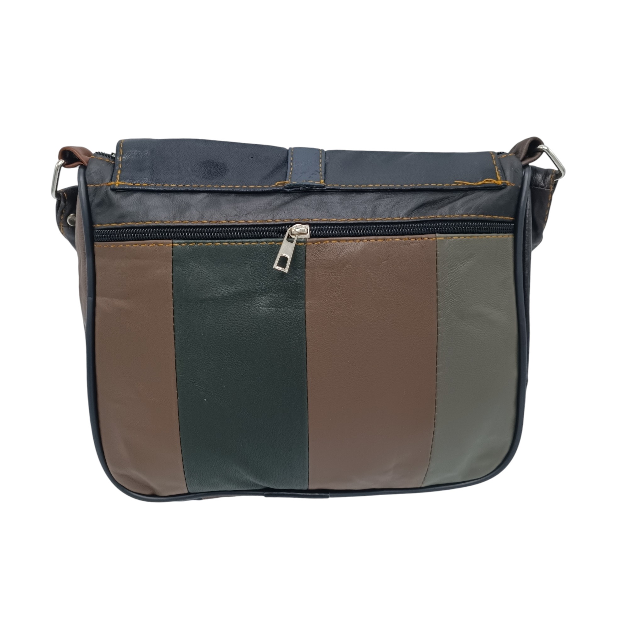 Geantă Damă Unicat Lucia R45-488, Piele Naturală, Multicolor