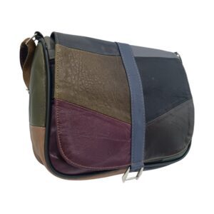 Geantă Damă Unicat Lucia R45-490, Piele Naturală, Multicolor