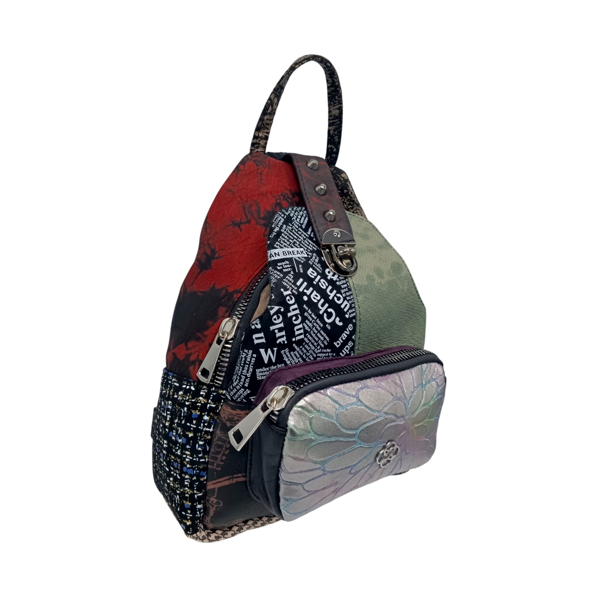 Rucsac Damă Eveline R85-208, Piele Naturală (2) Rucsac Damă Eveline R85-208, Piele Naturală, Multicolor