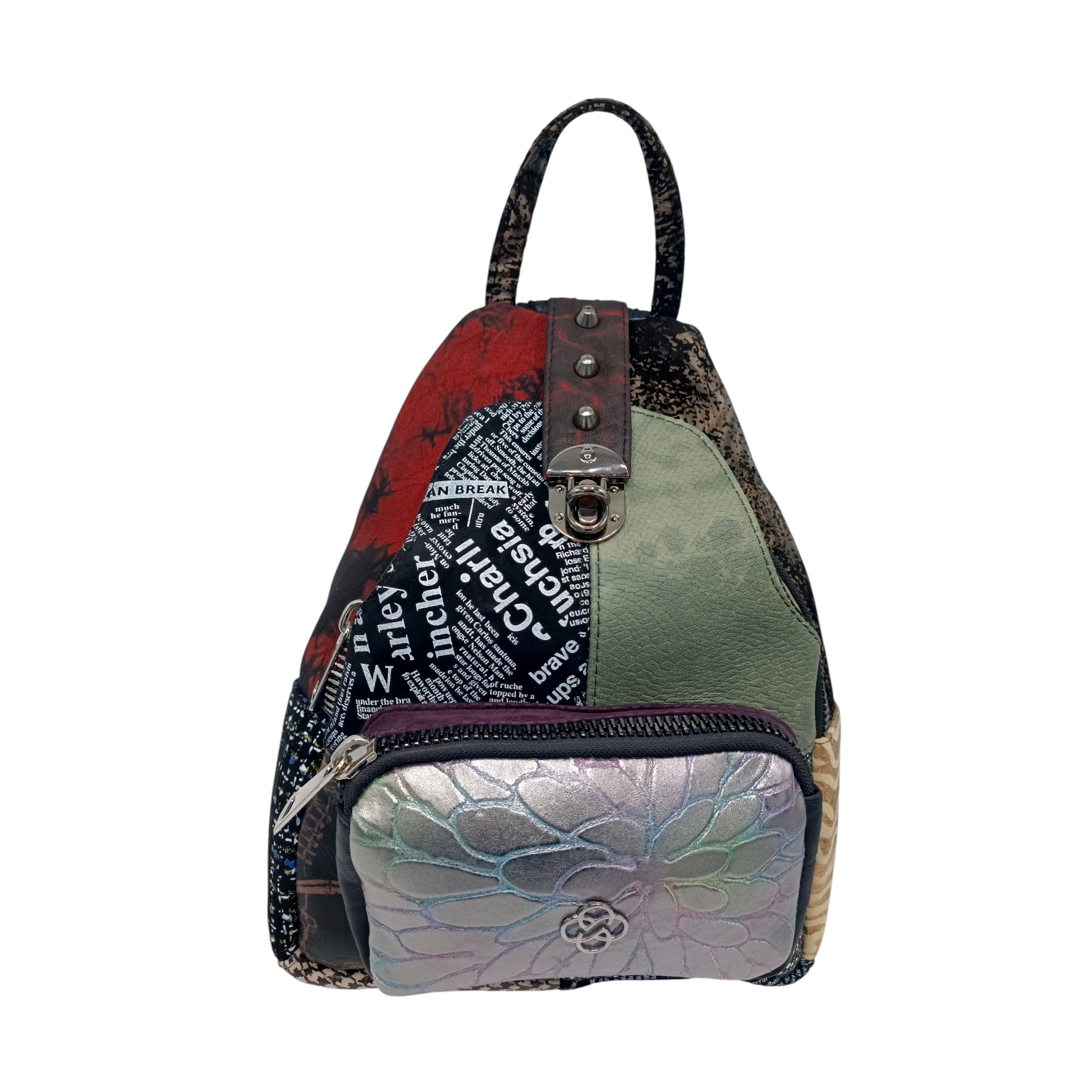 Rucsac Damă Eveline R85-208, Piele Naturală (3) Rucsac Damă Eveline R85-208, Piele Naturală, Multicolor
