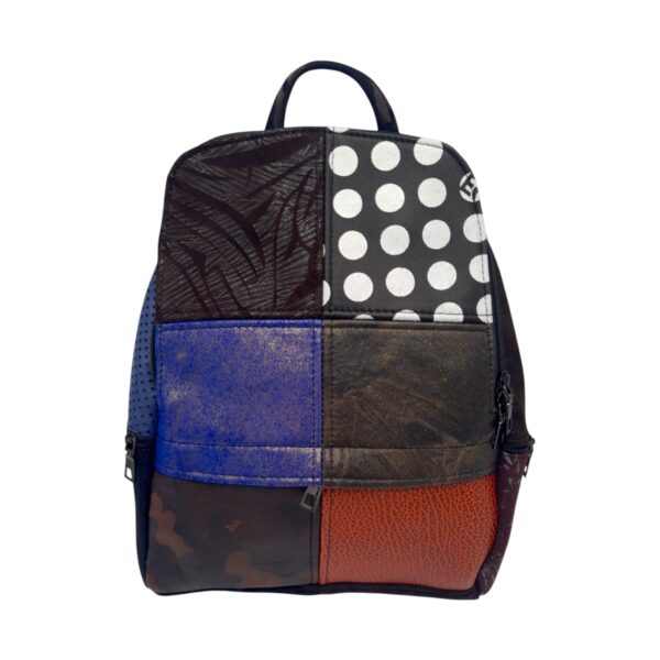 Rucsac Damă Piele Naturală Dalia R80-8 – Multicolor, Casual & Elegant