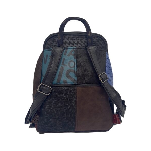 Rucsac Damă Piele Naturală Dalia R80-8 – Multicolor, Casual & Elegant