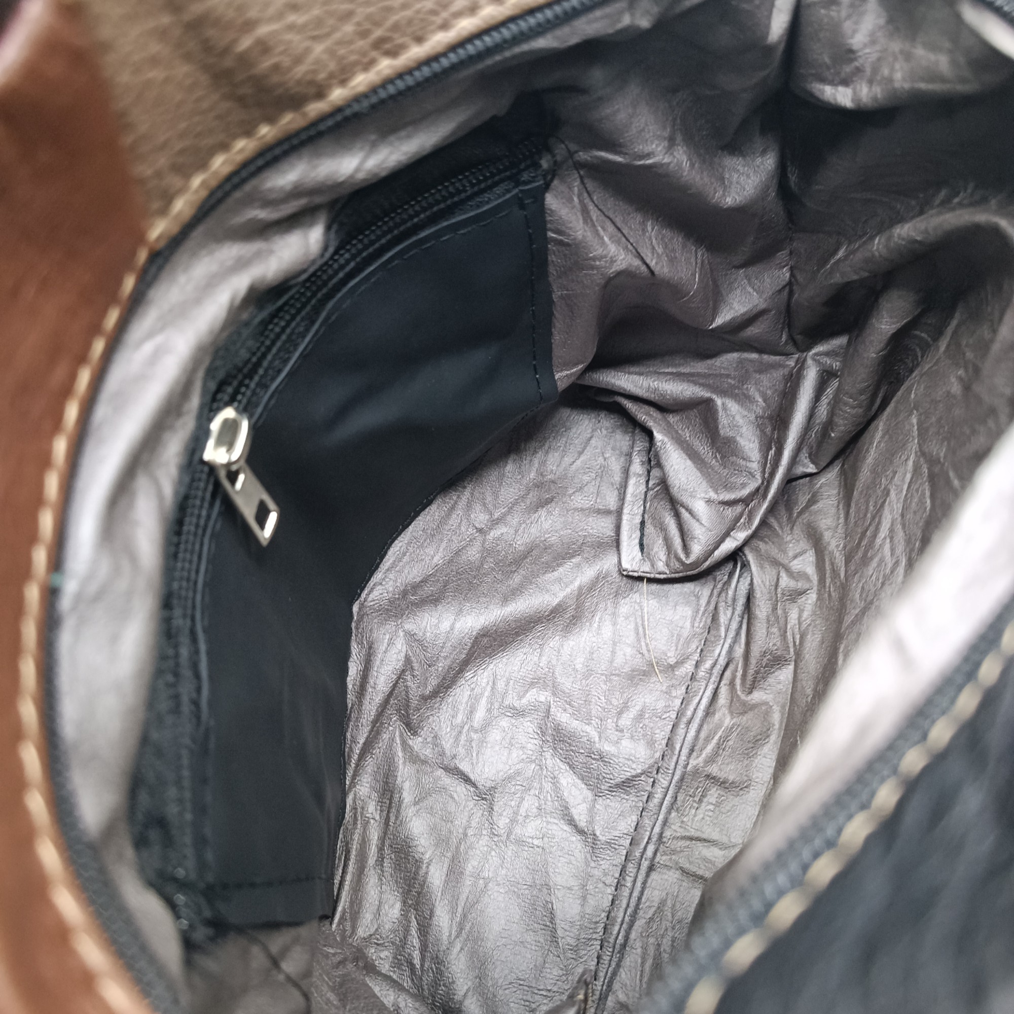 Rucsac dama, piele naturala, multicolor R60-125- (9) Rucsac Damă Piele Naturală Ellisse R60-125 – Patchwork Multicolor, Casual & Elegant