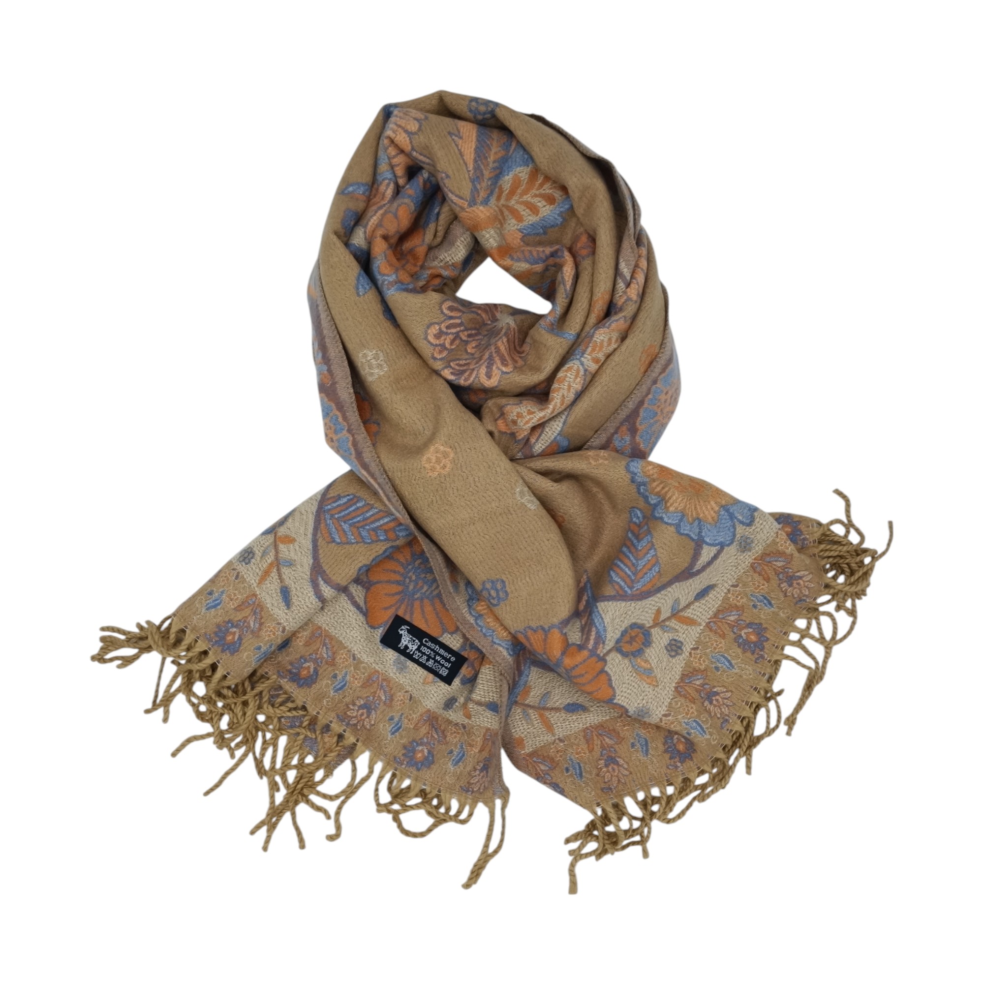 Eșarfă/Șal Premium Bellara F31-2 din Lână Moale/Cașmir – dimensiune 60 × 180 cm