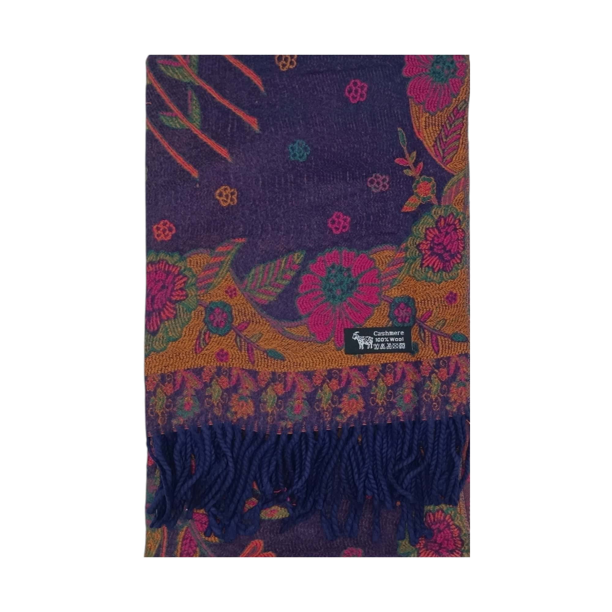 Eșarfă/Șal Premium Bellara F31-7 din Lână Moale/Cașmir – dimensiune 60 × 180 cm