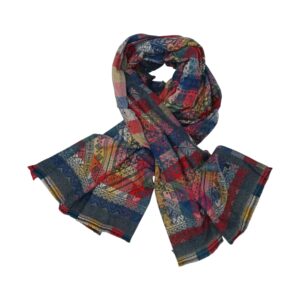 Eșarfă Heritage Luxe DB30-6- din cașmir multicolor – 180 × 70 cm