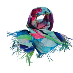 Eșarfă Damă Color Explosion JB35-3 – Cashmere Touch, 70×180 cm