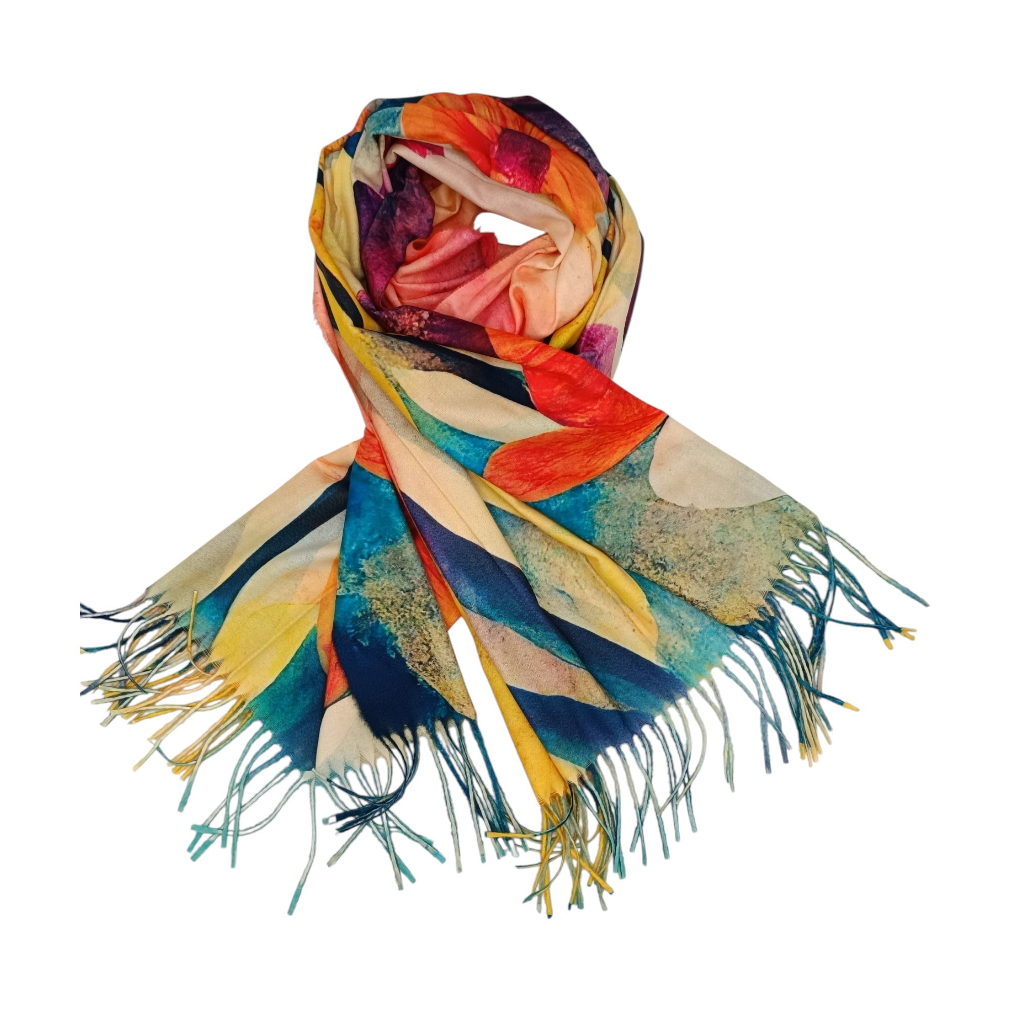 Eșarfă Damă Color Explosion JB35-7 – Cashmere Touch, 70×180 cm