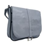 Geantă Damă, Piele Naturală, Lucia R45-BL – Ice Grey