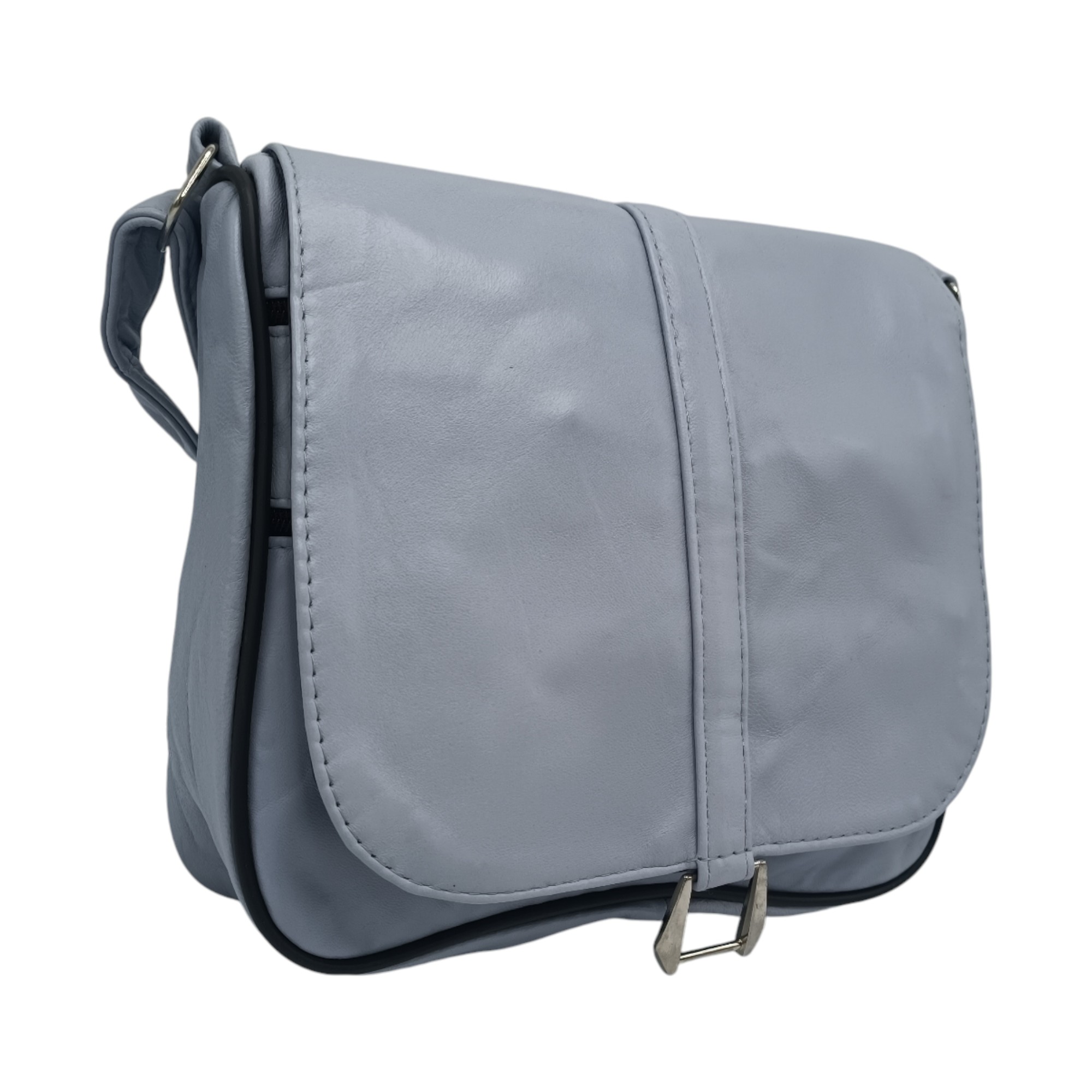 Geantă Damă, Piele Naturală, Lucia R45-BL – Ice Grey (1) Geantă Damă, Piele Naturală, Lucia R45-BL – Ice Grey