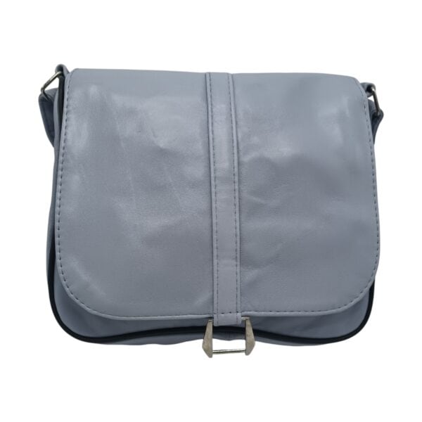 Geantă Damă, Piele Naturală, Lucia R45-BL – Ice Grey