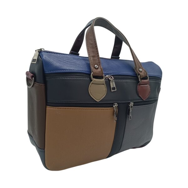 Geantă damă din piele naturală multicoloră Celeste – Model YG110-6