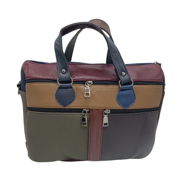 Geantă damă din piele naturală multicoloră Celeste – Model YG110-6