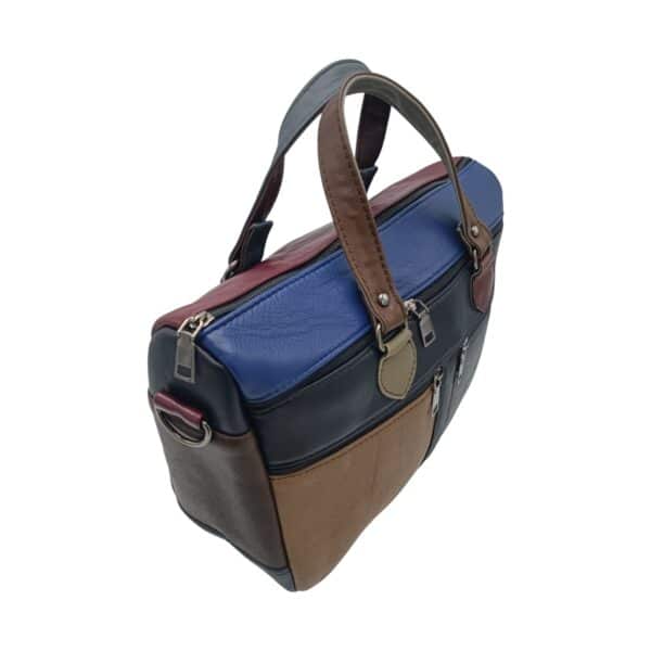 Geantă damă din piele naturală multicoloră Celeste – Model YG110-6