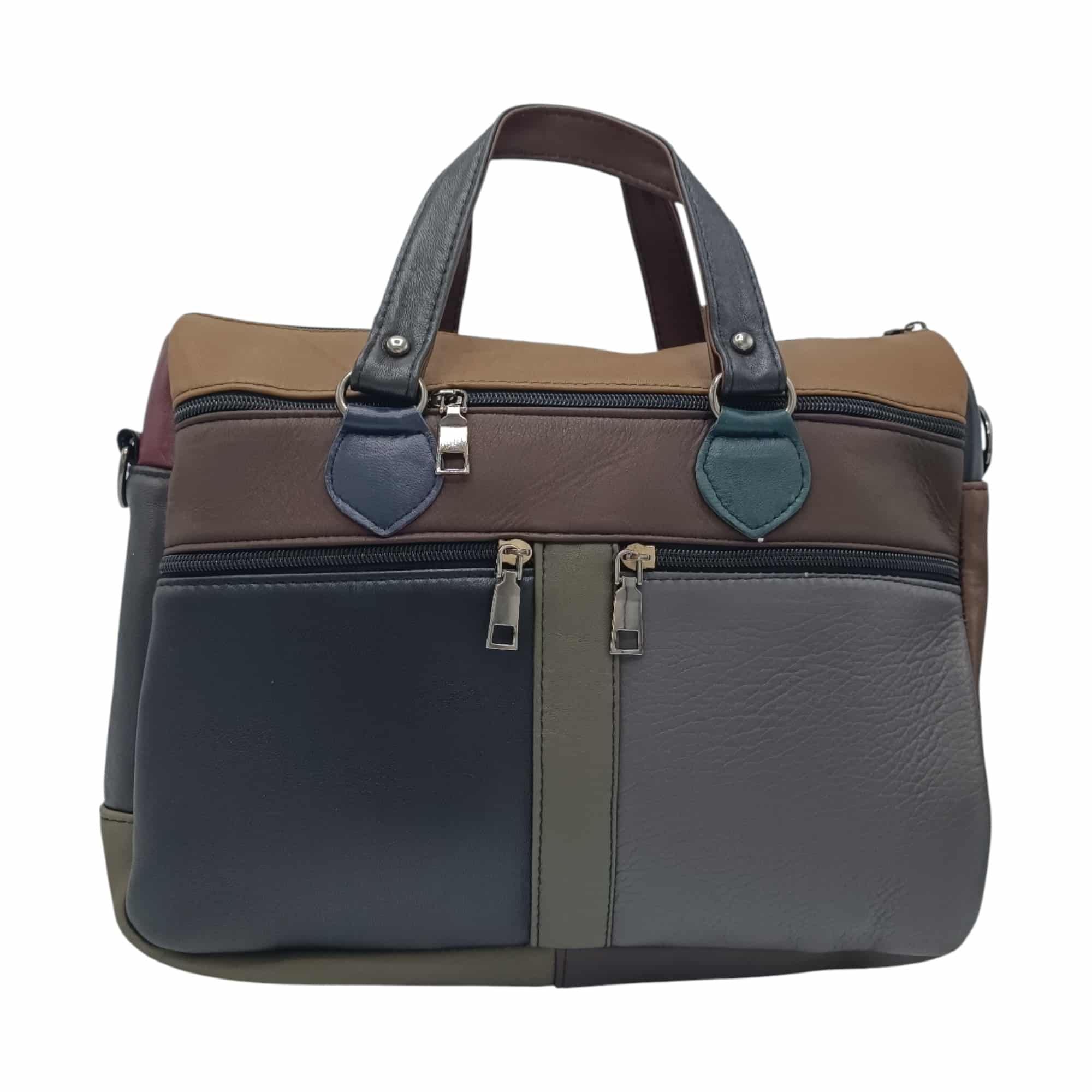 Geantă damă din piele naturală multicoloră Celeste – Model YG110-7